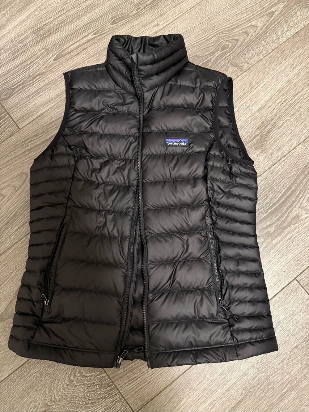 Patagonia Black Quilted Down Vest